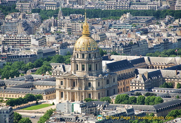 View of Les Invalides in the 7th arrondissement